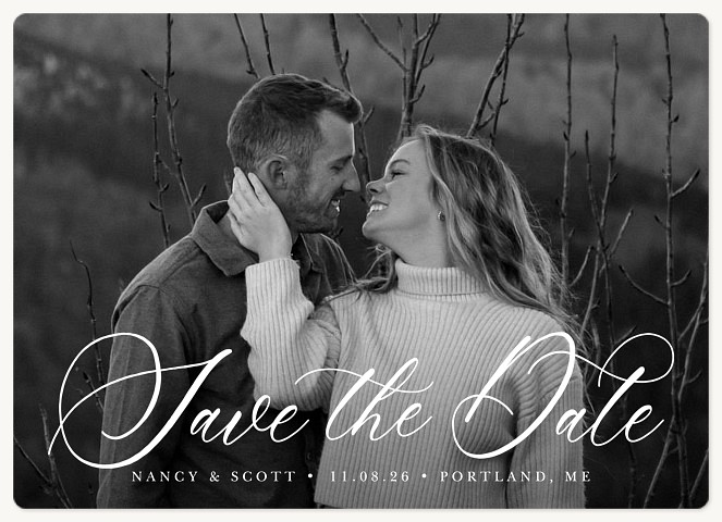 Pretty Type Save the Date Magnets