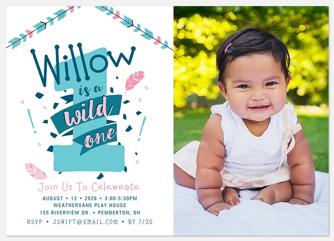 Wildest One Kids' Birthday Invitations