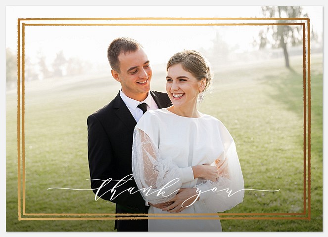 Formal Frame Thank You Cards 