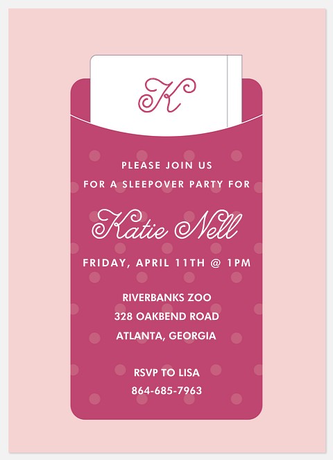 Miss Perfect Kids' Birthday Invitations