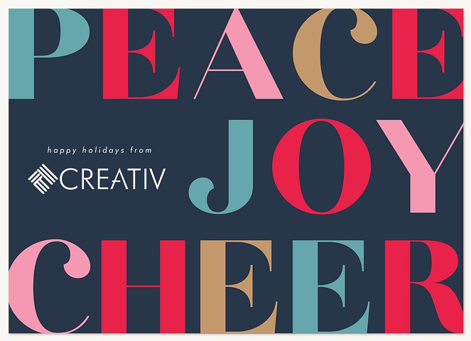 Sugarplum Cheer Business Holiday Cards