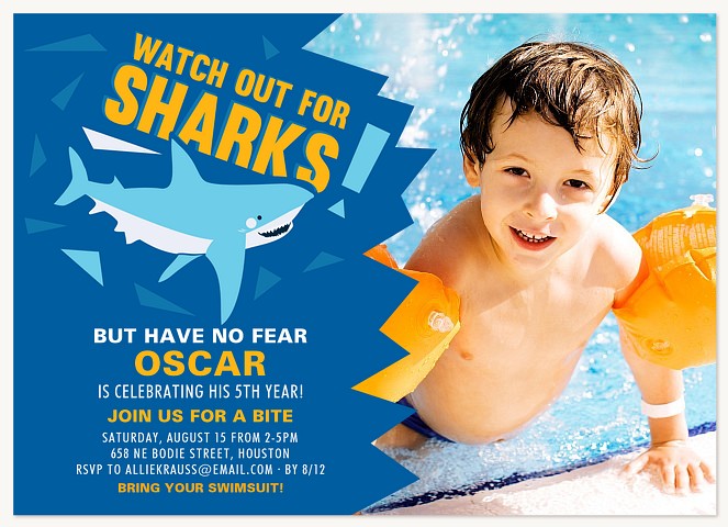 Watch Out Kids Birthday Invitations