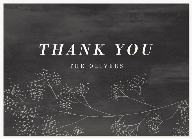 Fine Floral Thank You Cards 