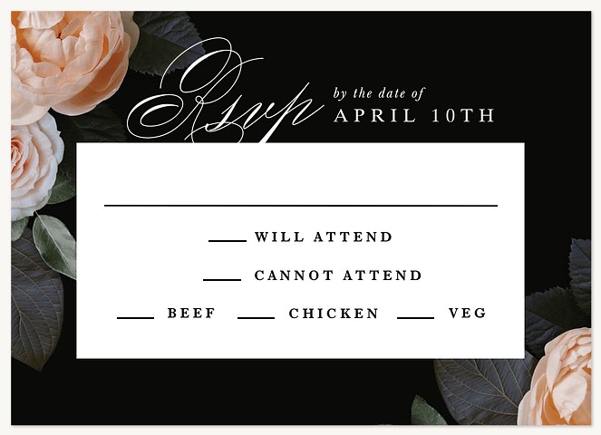 Studio Floral Wedding RSVP Cards