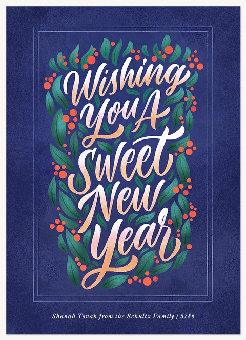 Sweetness Rosh Hashanah cards