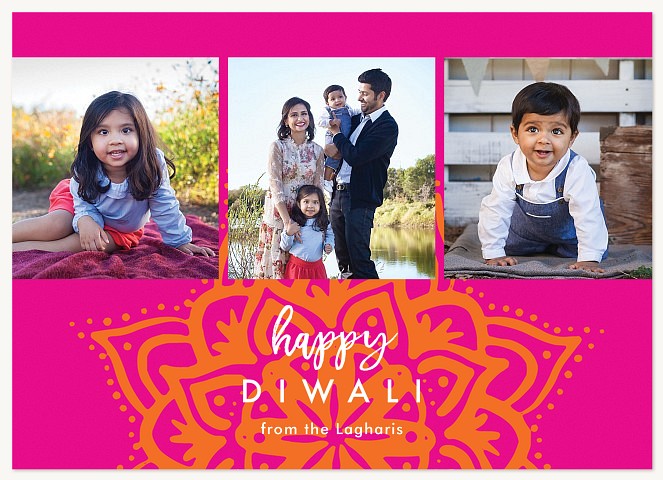 Fun & Bright Diwali Holiday Cards