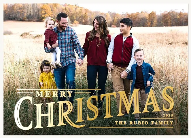 Gilded Tradition Christmas Cards