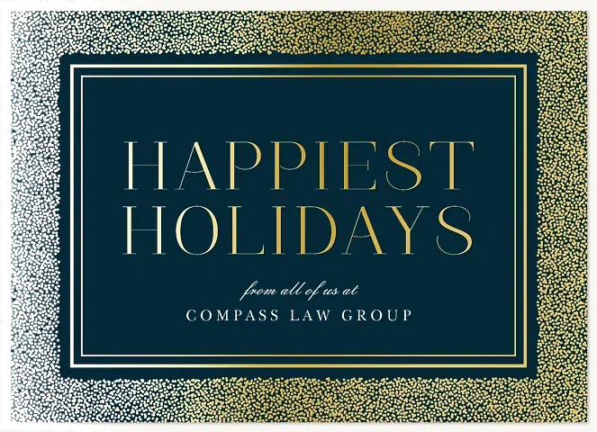 Glimmer Dots Business Holiday Cards