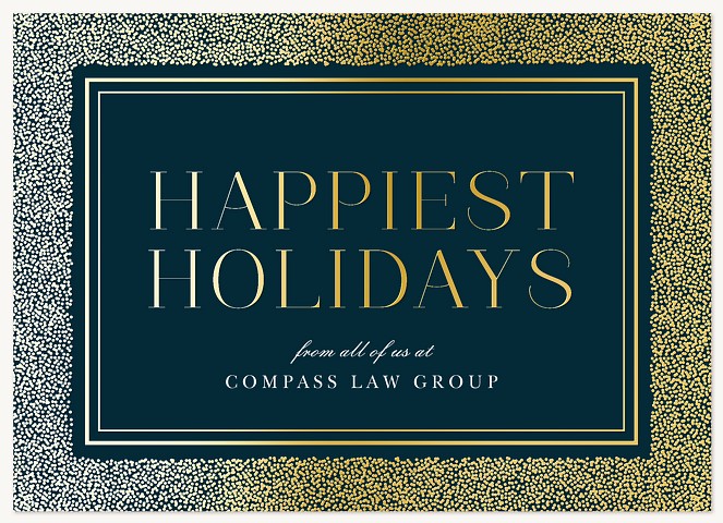Glimmer Dots Business Holiday Cards