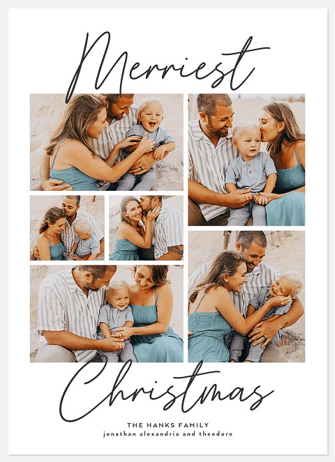 Handwritten Chic Holiday Photo Cards