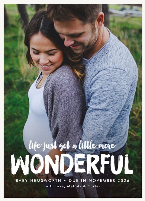 Life's Little Wonder Pregnancy Announcements