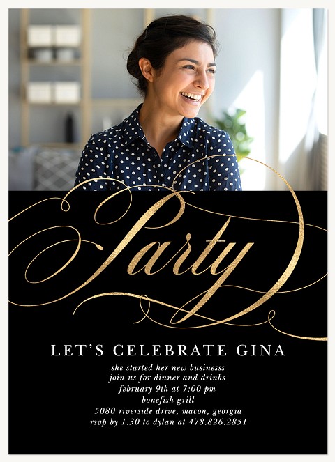 Celebratory Dinner & Cocktail Party Invitations