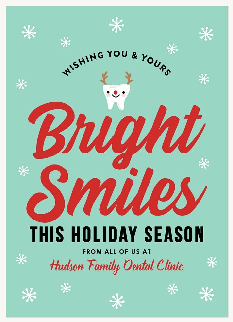 Festive Smiles Business Holiday Cards