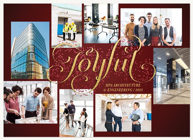 Exuberant Joy Business Holiday Cards