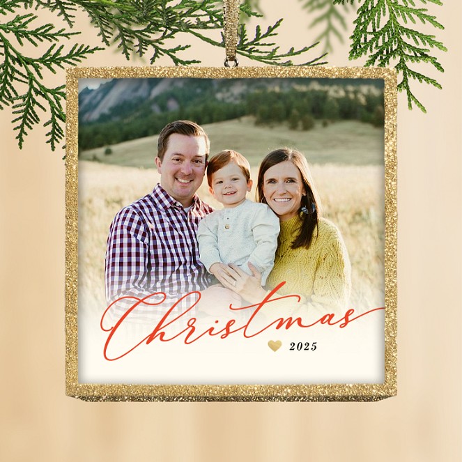 Simply Classic Personalized Ornaments