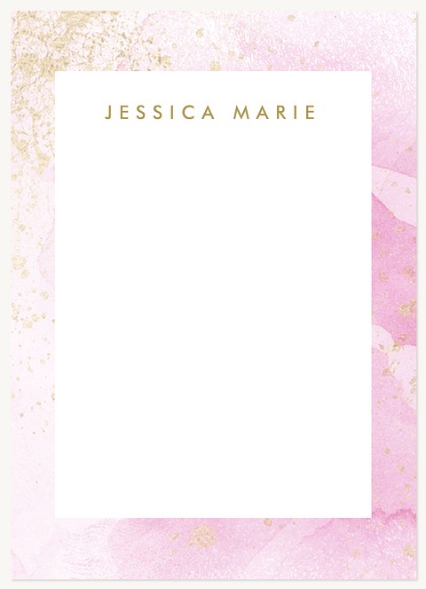 Watercolor Palette Stationery