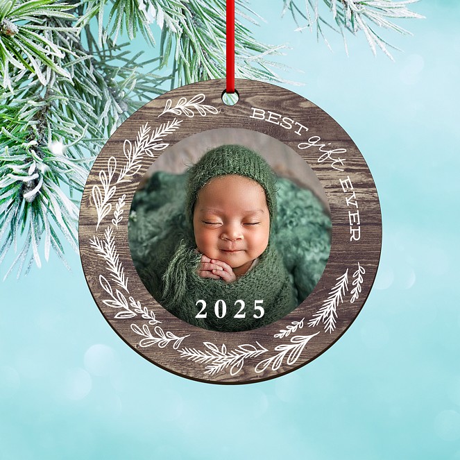 Rustic Branches Custom Ornaments