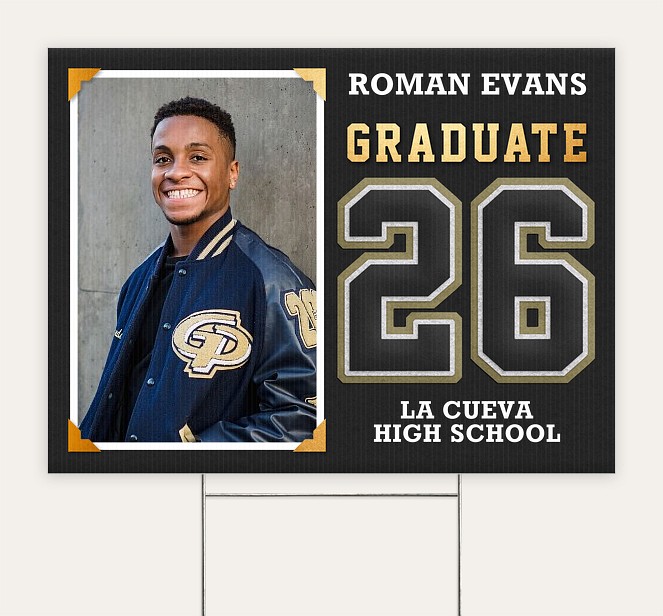 Lettered Jacket Custom Yard Signs