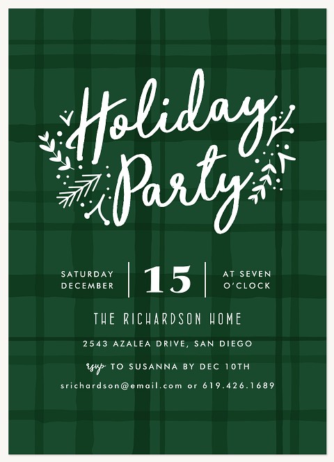 Holiday Party Holiday Party Invitations