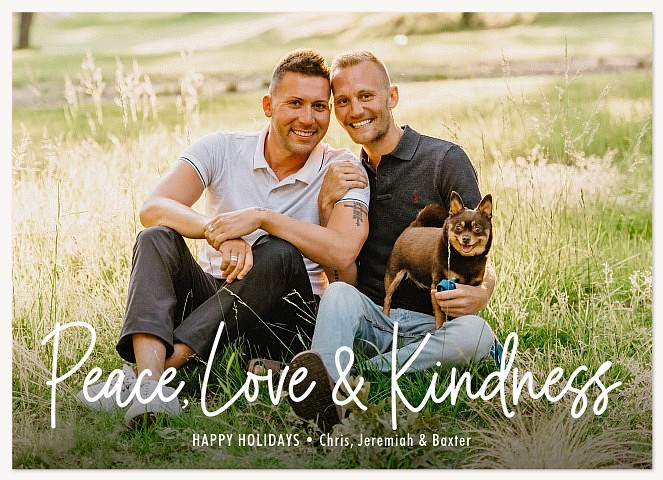 Holiday Kindness Personalized Holiday Cards