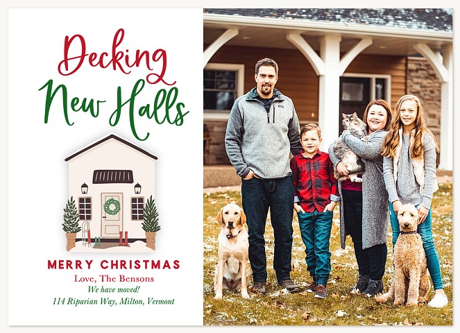 Christmas Move Personalized Holiday Cards