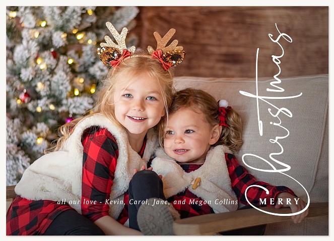 Side of Cheer Personalized Holiday Cards