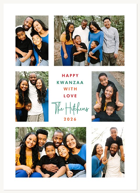 Kwanzaa Grid Kwanzaa Cards