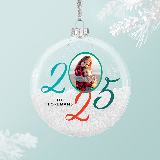 Big Year Personalized Ornaments