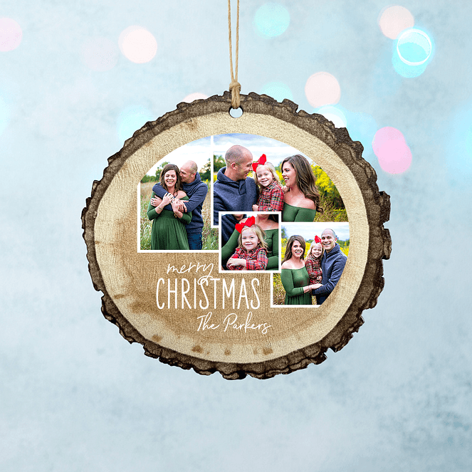 Blissful Season Personalized Ornaments