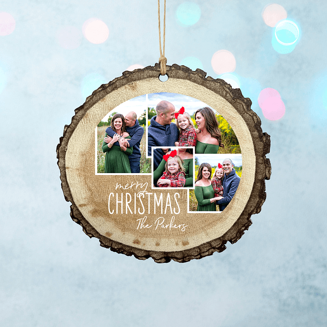 Blissful Season Personalized Ornaments