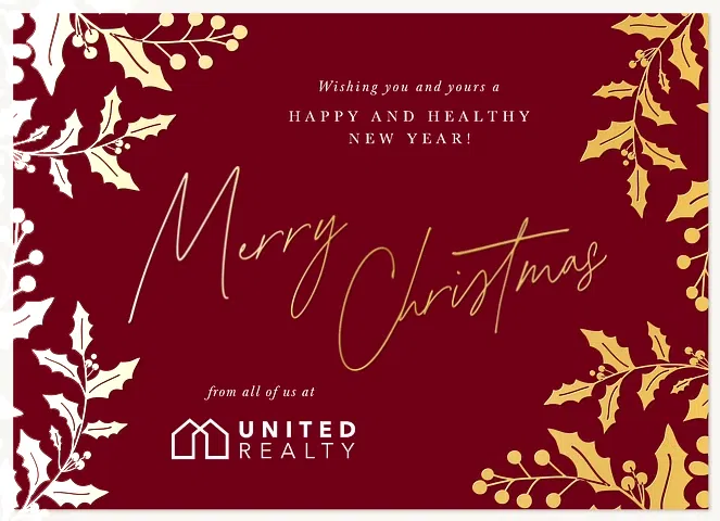 Golden Ilex Business Holiday Cards