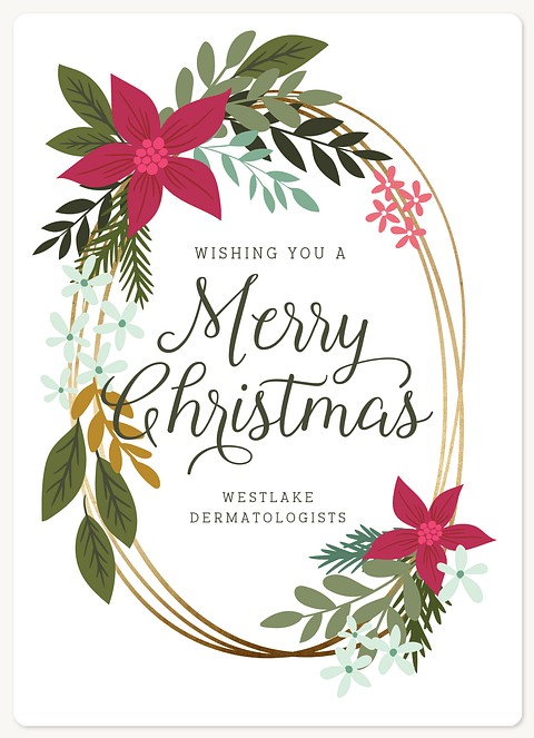 Fresh Foliage Holiday & Christmas Magnet Cards