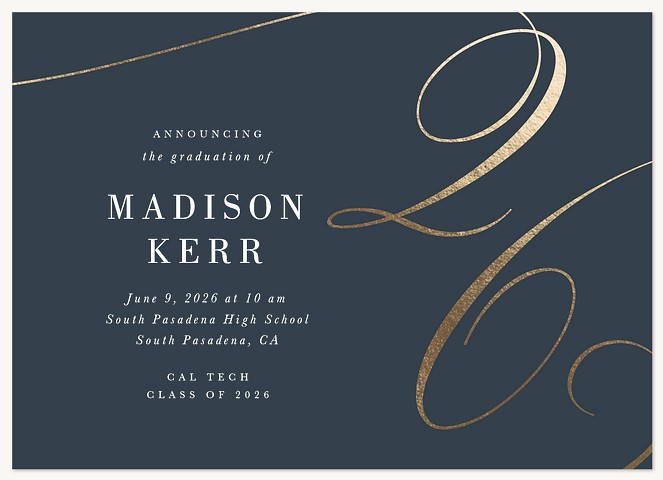 With Flourish Graduation Cards