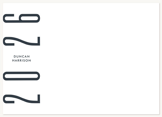 Deco Date Thank You Cards 