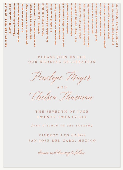 Light Strands Wedding Invitations