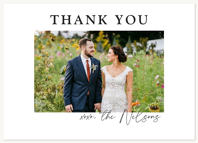 Leaflet Thank You Cards 