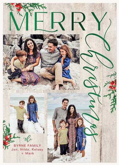 Woodland Wonder Personalized Holiday Cards