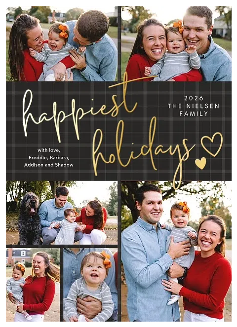 Heartfelt Holidays Personalized Holiday Cards