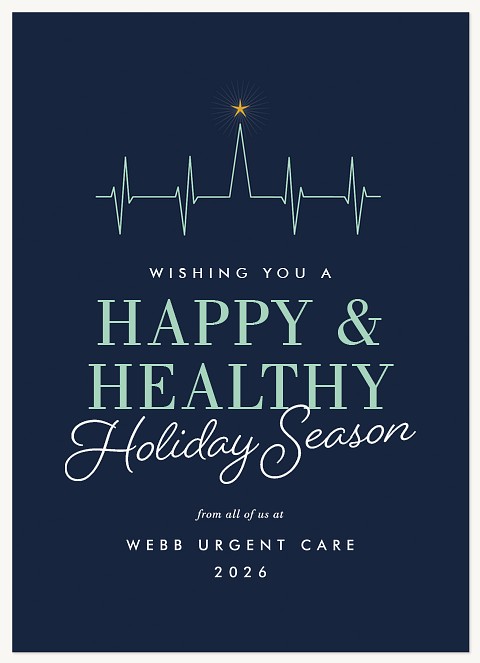 Holiday Heartbeat Business Holiday Cards