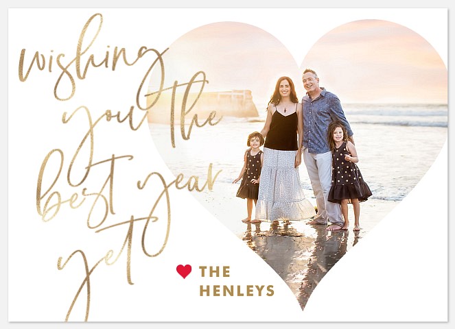 Best Wishes Holiday Photo Cards