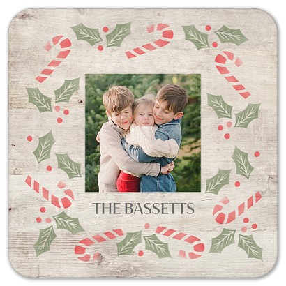 Rustic Pattern Custom Coasters