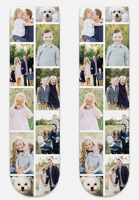 Photo Collage Custom Socks