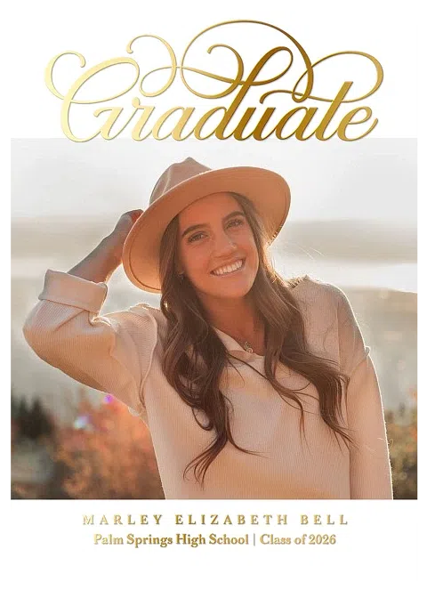 Top Swirls Graduation Cards