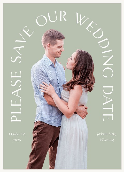 Wedding Arch Save the Date Cards