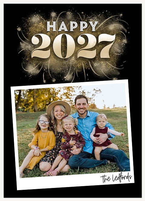 Fireworks Personalized Holiday Cards