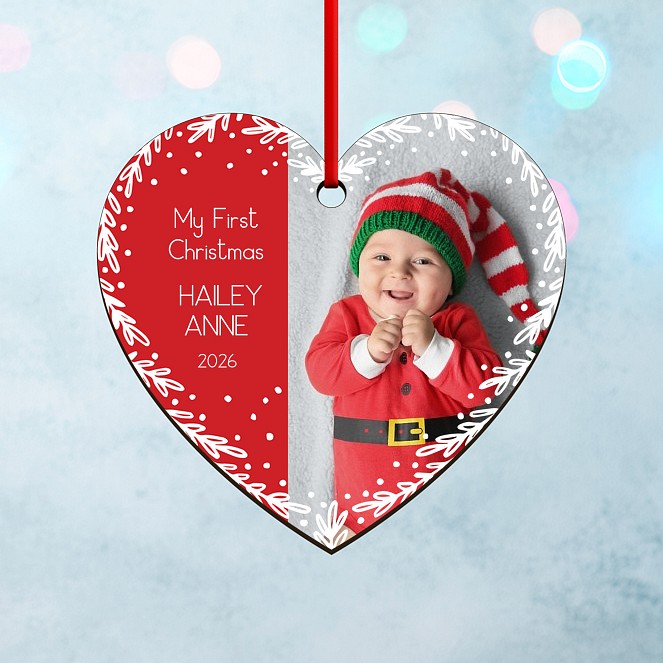Sweet Heart Personalized Ornaments