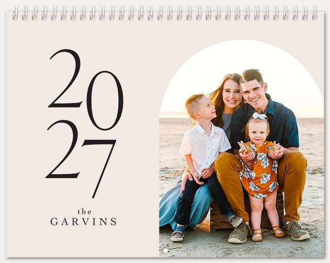 Minimal Archway Calendar Custom Photo Calendars