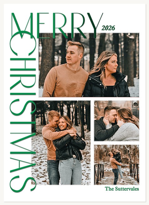 Gleaming Edge Personalized Holiday Cards