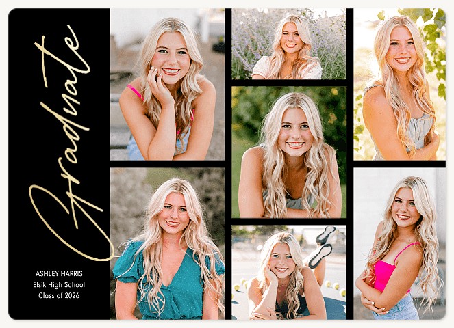 Rising Radiance Graduation Cards