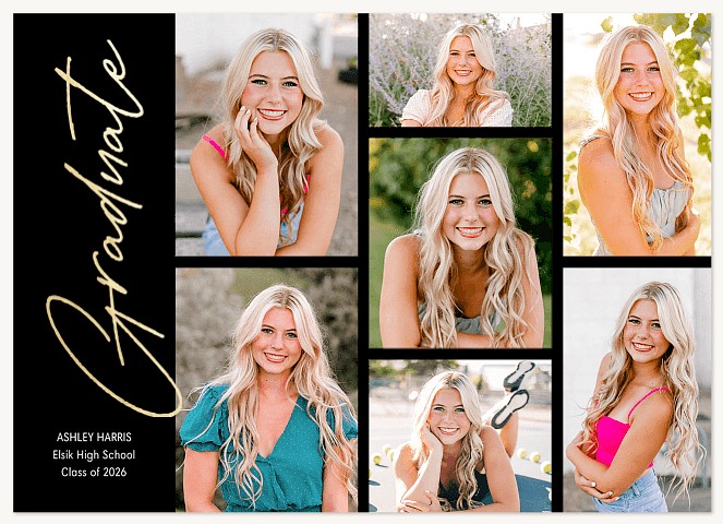 Rising Radiance Graduation Cards